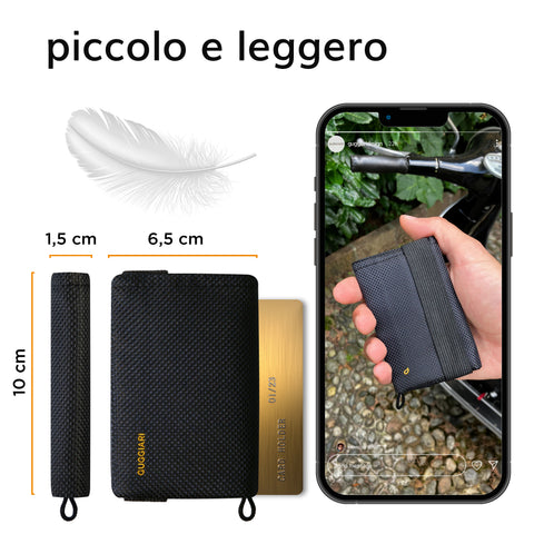 Portafoglio uomo in pelle con chiusura e portamonete Lago Portafoglio uomo in pelle con chiusura e portamonete Lago